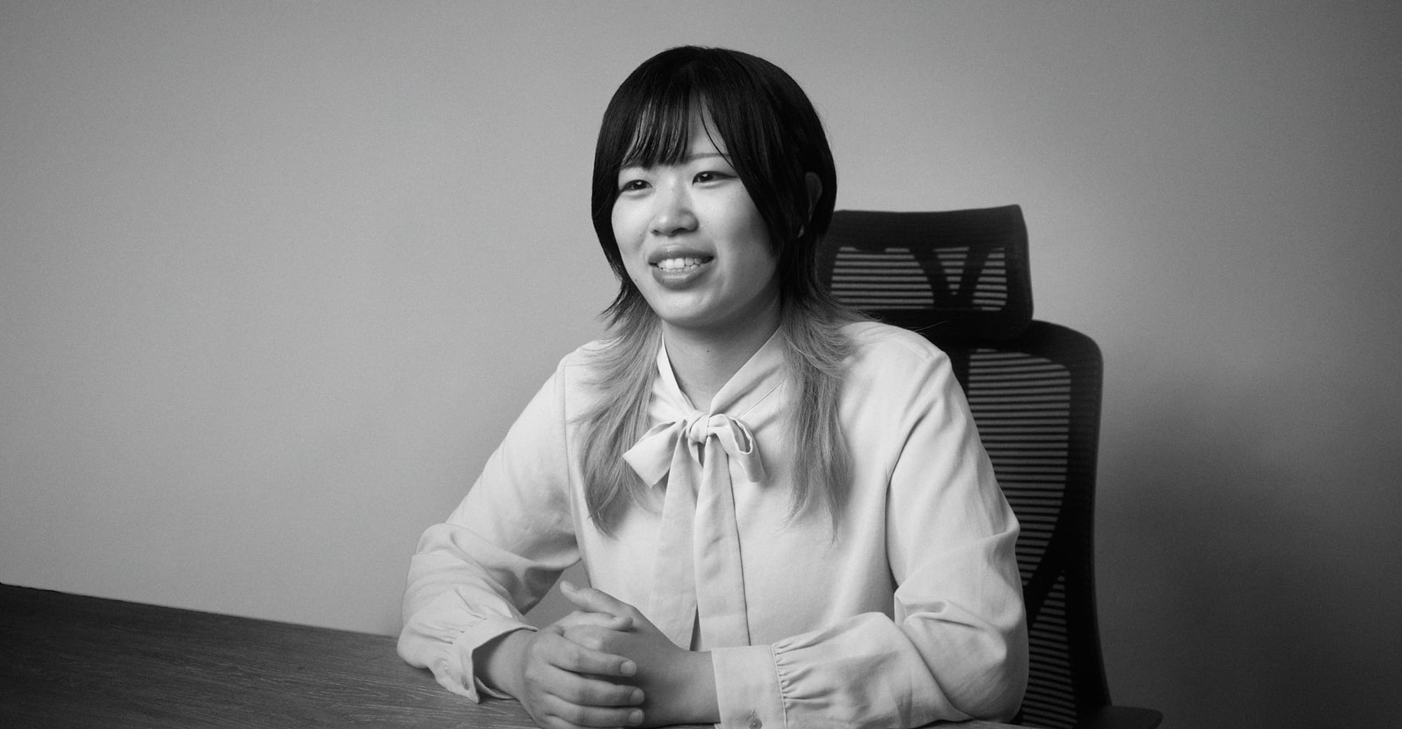 大和田 里乃（施工管理部）のインタビュー写真